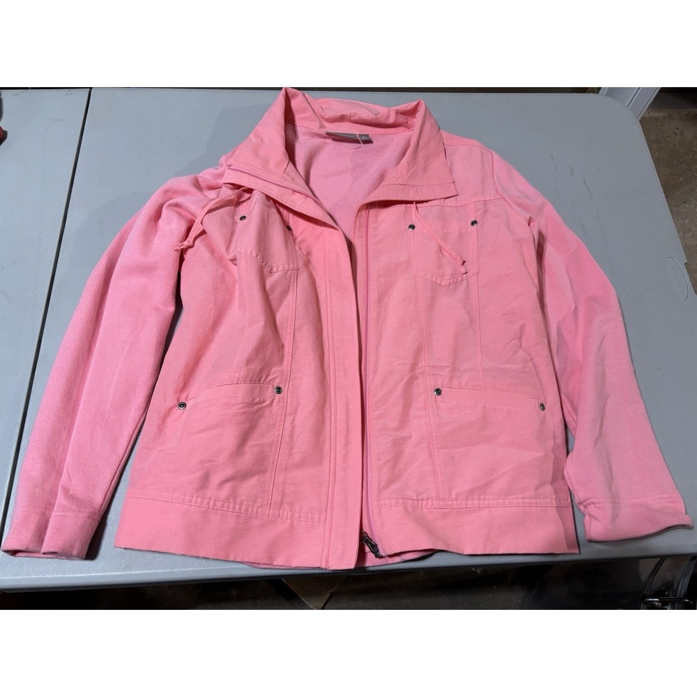 Croft & Barrow Size‎ XL Pink Women's light weight jacket W/pink T Shirt